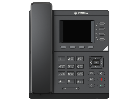 IPmatika TR21, ip-телефон (6 аккаунтов, цветной дисплей 2.8", 1000Мбит/с, USB, PoE)