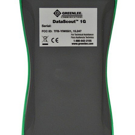 Greenlee DataScout 1G-BAS - анализатор Ethernet