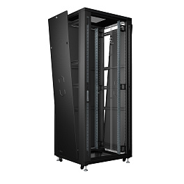 Cabeus, SH-05C-47U80/100-BK, шкаф монтажный телекоммуникационный 19" 47U 800x1000x2277mm (ШхГхВ), цвет черный (RAL 9004) 