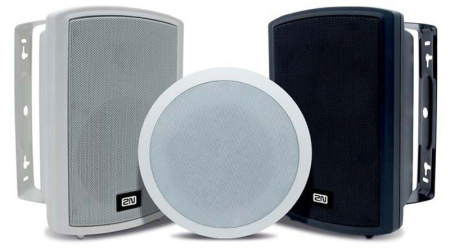 2N NetSpeaker Black - IP-громкоговоритель, черный корпус, 8Вт PoE / 14Вт 12В