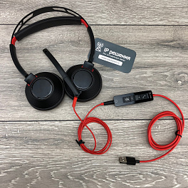 Plantronics BlackWire C5220-A - проводная гарнитура (jack 3.5/USB-A)