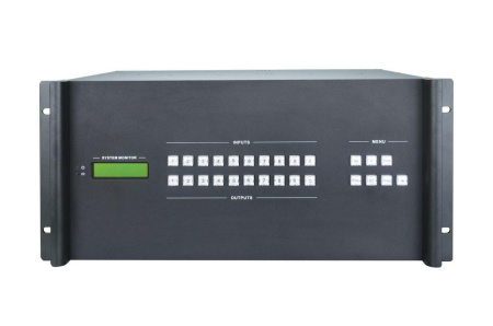 Модульный матричный коммутатор Digis MMA-32N, 32х32 (шасси), 4K, RS232, IR, TCP/IP