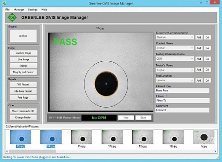 Greenlee GVIS 300 MP-USB - видеомикроскоп с функцией связи с ПК