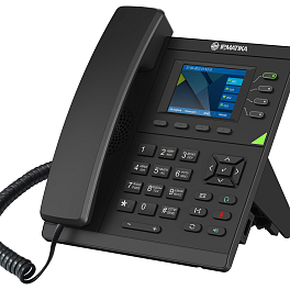 IPmatika TR21, ip-телефон (6 аккаунтов, цветной дисплей 2.8", 1000Мбит/с, USB, PoE)
