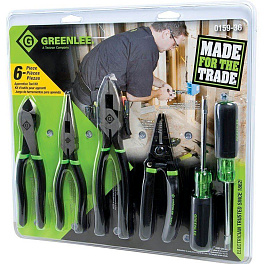 Greenlee GT-31400 — универсальный набор профессионального ручного инструмента, 6 предметов