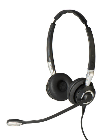 Jabra BIZ 2400 II Duo USB Lync с Bluetooth (2499-823-209), проводная USB-гарнитура с Bluetooth и шумоподавлением