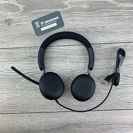 Jabra Evolve2 40 (24089-999-999), проводная гарнитура для компьютера, USB-А, MS Stereo