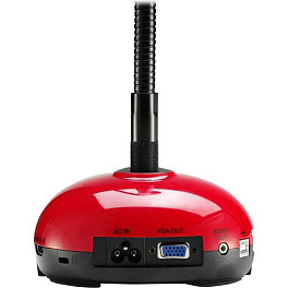 Lumens DC193, документ-камера настольная FullHD 1080p / 30fps, цифровой зум 10х, на гибком держателе, USB 2.0, дополнительная лампа, красного цвета