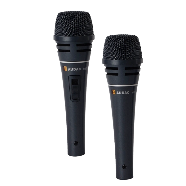 AUDAC M87, микрофон с кнопкой включения.