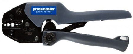 Pressmaster KCC 0803S - кримпер для обжима коаксиальных коннекторов BNC, TNC на кабель RG 58, 174, 188, 316 (3.25/ 4.52/ 5.41/ 1.69/ 1.07/ 0.7 мм) Pressmaster KCC 0803S - кримпер для обжима коаксиальных коннекторов BNC, TNC на кабель RG 58, 174, 188, 316 (3.25/ 4.52/ 5.41/ 1.69/ 1.07/ 0.7 мм)