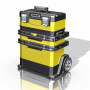 Stanley 1-95-621 - Ящик Stanley® Rolling Workshop металлопластмассовый с колесами, 56,8 x 73 x 38,9 см Stanley 1-95-621 - Ящик Stanley® Rolling Workshop металлопластмассовый с колесами, 56,8 x 73 x 38,9 см