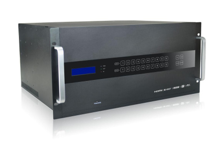 Универсальный модульный матричный коммутатор Digis FMA-32 (шасси), 32 портов, 4K, RS232, IR, TCP/IP, EDID, Сенсорный экран, 8 из 32 портов сторого выходные