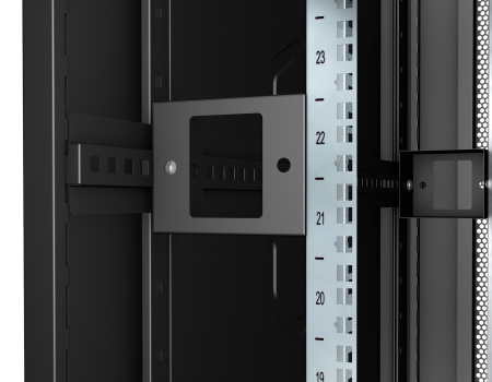 Cabeus, ND-05C-42U80/120-BK, шкаф монтажный телекоммуникационный 19" 42U 800x1200x2055mm (ШхГхВ), цвет черный (RAL 9004)  Cabeus, ND-05C-42U80/120-BK, шкаф монтажный телекоммуникационный 19" 42U 800x1200x2055mm (ШхГхВ), цвет черный (RAL 9004)