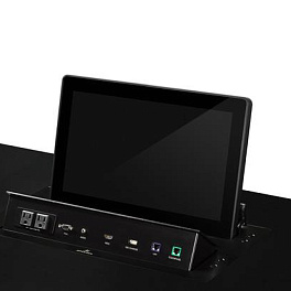 Выдвижной монитор 15,6" Full HD серии DynamicX2 с выдвижной панелью интерфейсов (изготавливается на заказ)