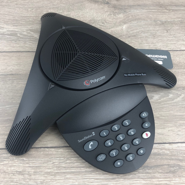 Polycom SoundStation2 non LCD, телефонный аппарат для конференц-связи, без дисплея Polycom SoundStation2 non LCD, телефонный аппарат для конференц-связи, без дисплея