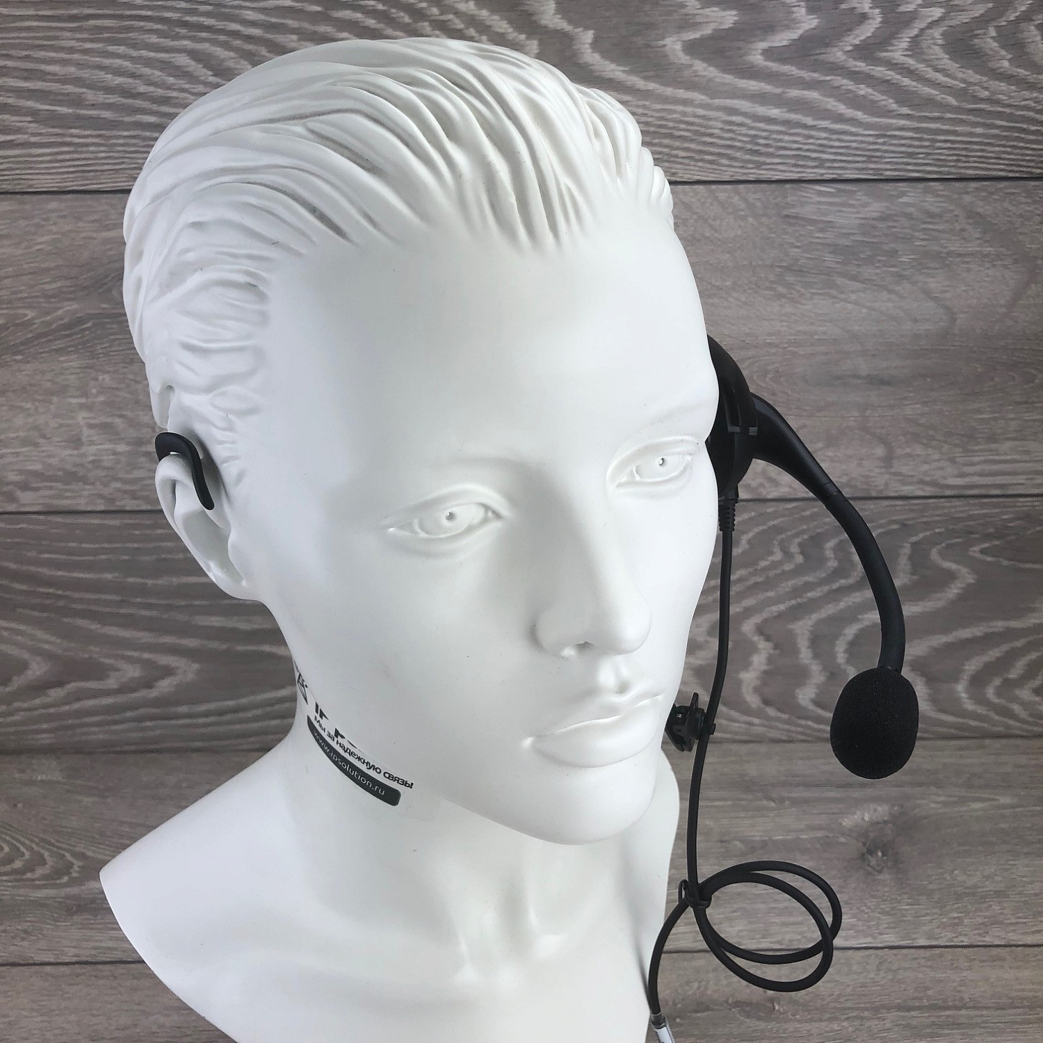 BlueParrott VR12 Headset, проводная гарнитура с высоким шумоподавлением