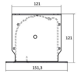 Экран с электроприводом встраиваемый Kauber InCeiling Tensioned BT Cinema, 113" 16:9 Peak Contrast S, область просмотра 141x250 см. дроп 50 см., длина корпуса 290 см.