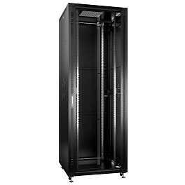 Cabeus, SH-05C-47U80/100-BK, шкаф монтажный телекоммуникационный 19" 47U 800x1000x2277mm (ШхГхВ), цвет черный (RAL 9004) 