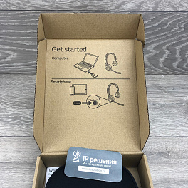 Jabra EVOLVE 65 MS Stereo, универсальная  USB гарнитура (проводное и беспроводное подключение), MS Lync