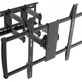 Для ТВ 49"-100", VESA макс. 900x600мм, до 100кг. С системами блокировки движения и безинструментальной регулировкой.