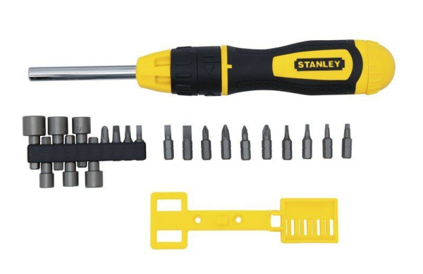 Stanley STHT0-62574 - Отвертка "MULTIBIT" с храповым механизмом с 20-тью сменными вставками Stanley STHT0-62574 - Отвертка "MULTIBIT" с храповым механизмом с 20-тью сменными вставками