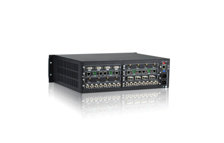 Модульный матричный коммутатор Digis MMA-16N, 16х16 (шасси), 4K, RS232, IR, TCP/IP