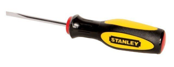 Stanley 0-60-005 - Отвертка BASIC (прямой шлиц , расширяющийся, 6.5X150мм, в/уп.) Stanley 0-60-005 - Отвертка BASIC (прямой шлиц , расширяющийся, 6.5X150мм, в/уп.)