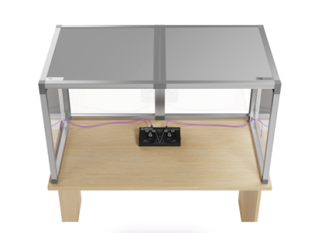 SPBAUDIO Eurocab-3, кабина переводчиков настольная двухместная