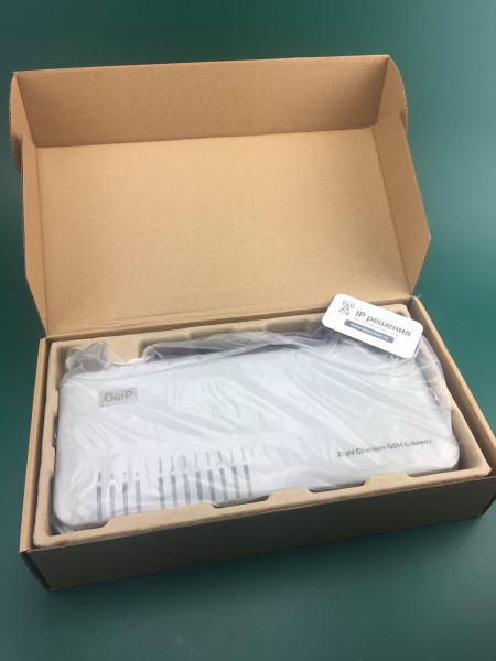 GoIP 8, VoIP GSM шлюз на 8 каналов