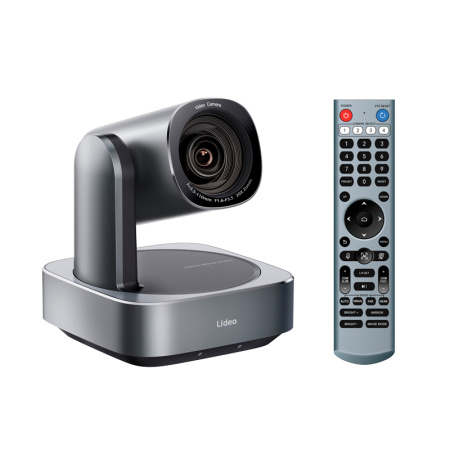 Lideo PTZ-HD20N, Камера для видеоконференций, 20x оптический зум, 55.8°, NDI, серебристая