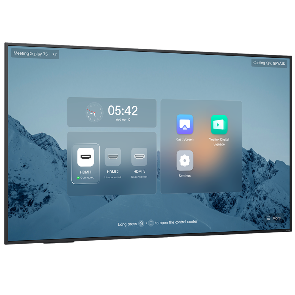 Yealink MD75, профессиональный дисплей 75"