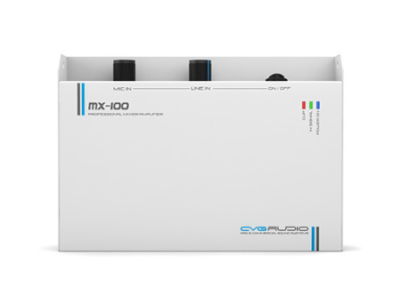 CVGAUDIO MX-100, миниатюрный двухканальный D-class low-impedance микшер-усилитель