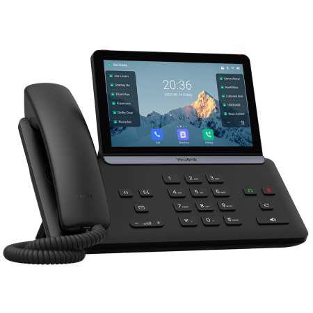 Yealink SIP-T88W, ip-телефон (7" экран, Android, WiFi, Bluetooth, USB, PoE, GigE, без камеры, без БП)