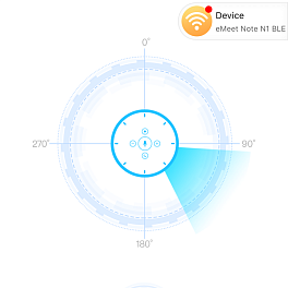 eMeet Note N1, умный спикерфон (USB, Bluetooth, Wi-Fi, запись разговоров))