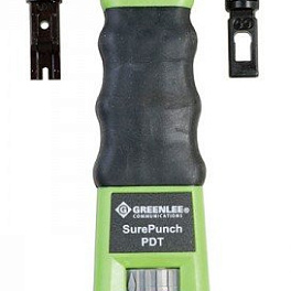 Greenlee SurePunch PDT (PT-3579) - ударный инструмент для расшивки кабеля на кросс с лезвиями 66 и 110
