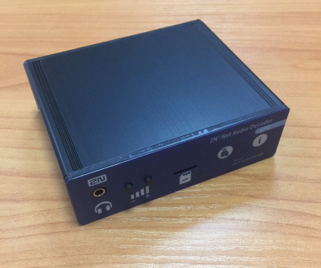 2N NetAudio Decoder Lite - система IP-аудиовещания, без усилителя, подключение LAN/WAN