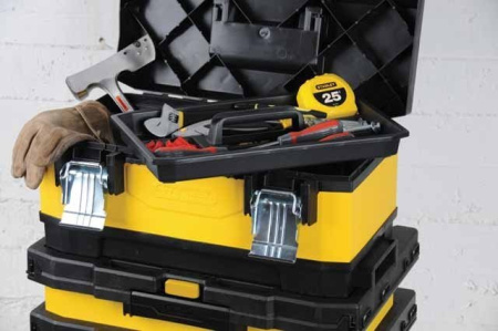 Stanley 1-95-621 - Ящик Stanley® Rolling Workshop металлопластмассовый с колесами, 56,8 x 73 x 38,9 см Stanley 1-95-621 - Ящик Stanley® Rolling Workshop металлопластмассовый с колесами, 56,8 x 73 x 38,9 см