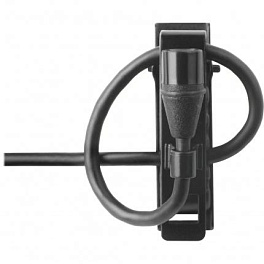 Миниатюрный всенаправленный петличный микрофон, черный, без предусилителя с mini-XLR