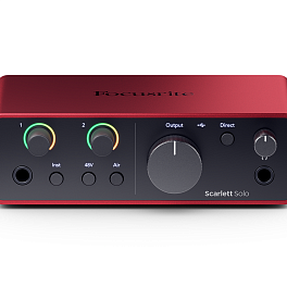 FOCUSRITE Scarlett Solo 4th Gen внешняя звуковая карта