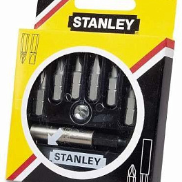 Stanley 1-68-737 - Набор отверточных насадок (7 шт.; 2SL+2PH+2PZ+магн. держ.)