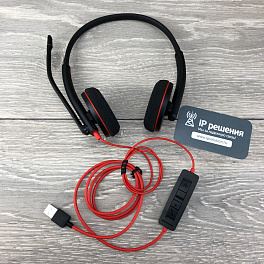 Plantronics BlackWire C3220-A - проводная гарнитура (стерео, USB-A)