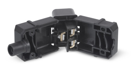 Cabeus, IEC-320-C20, вилка С20 разборная, 16А, 250 V, черная