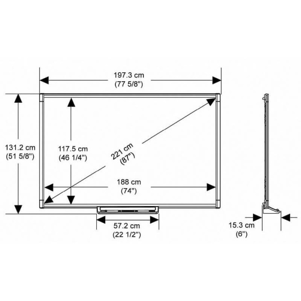 Интерактивная доска SMART Board серии М600 Интерактивная доска SMART Board серии М600