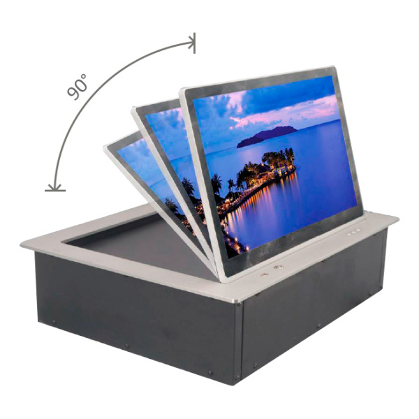 Prestel MP-22, моторизованный выдвижной монитор 21,5" черный