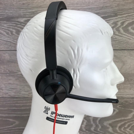 Poly Blackwire 3310 USB-A,  проводная гарнитура для компьютера Poly Blackwire 3310 USB-A,  проводная гарнитура для компьютера