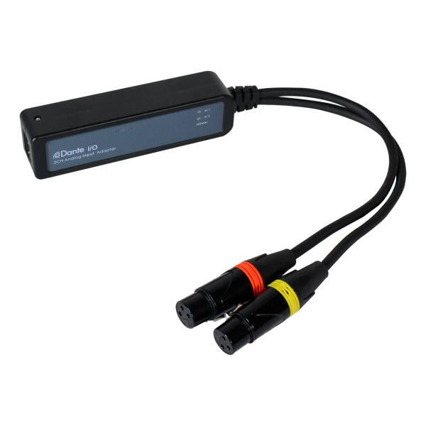 Prestel ADP-2IXLR, конвертер аналогового аудио в Dante 2-канальный