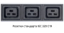Cabeus, PDU-32-10C19-20C13-B-T, блок розеток для 19" шкафов, вертикальный, 10 розеток IEC 320 C19, 20 розеток IEC 320 C13, 32А, автомат защиты, алюминиевый корпус, клеммная колодка Cabeus, PDU-32-10C19-20C13-B-T, блок розеток для 19" шкафов, вертикальный, 10 розеток IEC 320 C19, 20 розеток IEC 320 C13, 32А, автомат защиты, алюминиевый корпус, клеммная колодка