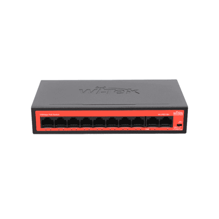 WI-TEK WI-PS210H v3, неуправляемый коммутатор