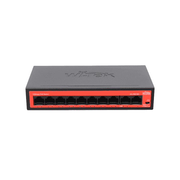 WI-TEK WI-PS210H v3, неуправляемый коммутатор