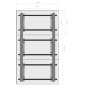Prestel KIT13-4935WL, готовая видеостена 1х3